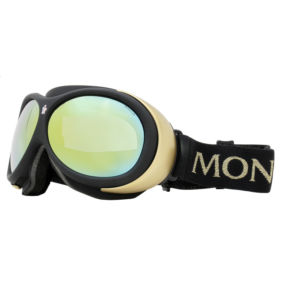 Moncler Vaporice Ski Goggles ML0130 05L Matte Black/Gold